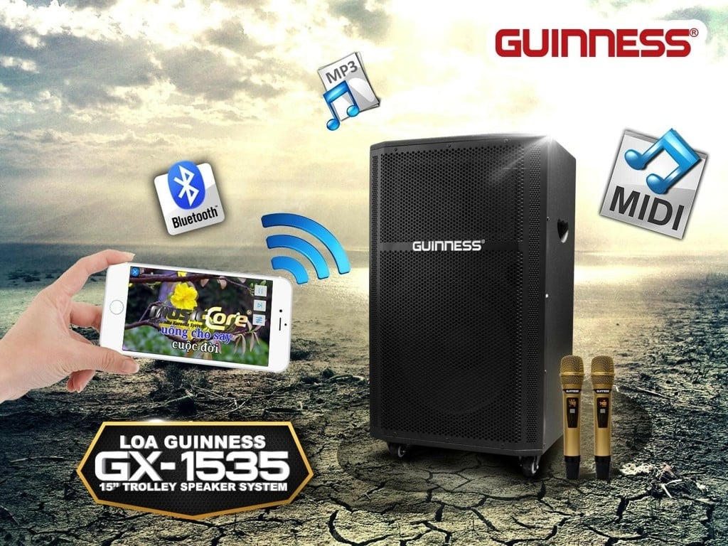 Loa Kéo Di Động GUINNESS GX - 1535B