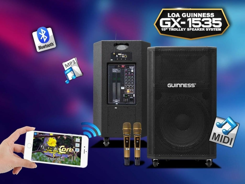 Loa Kéo Di Động GUINNESS GX - 1535B