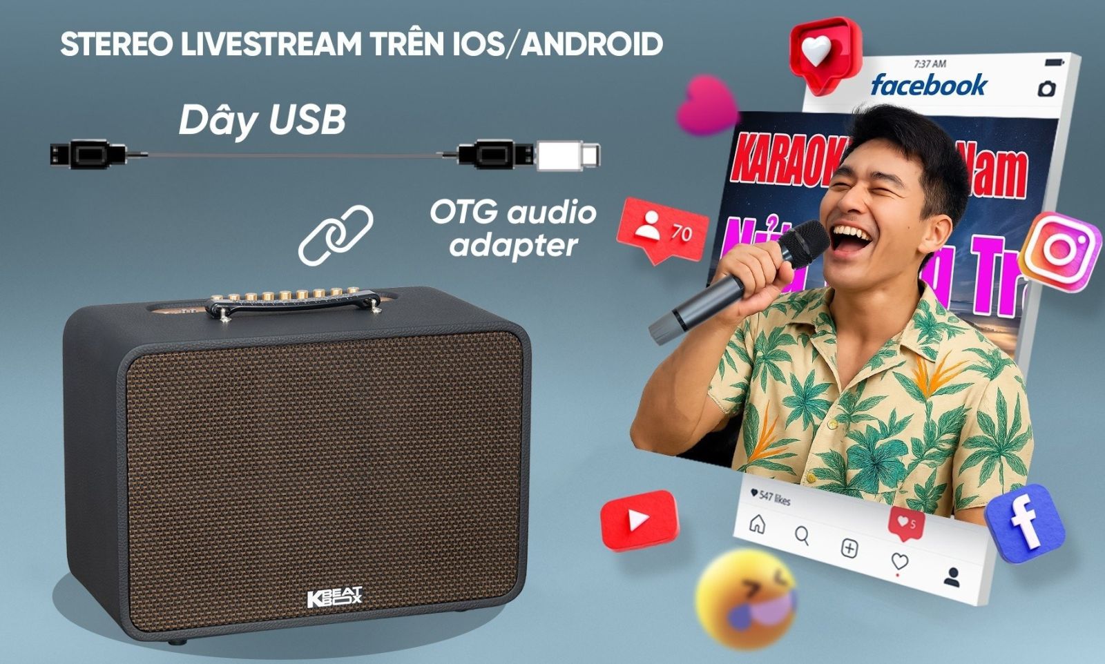 Loa Di Động ACNOS(KBEABOX) CS250Pro