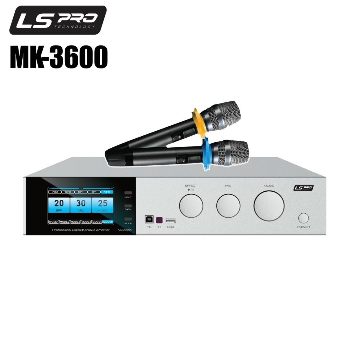 Amply 3 in 1 LSPro MK3600