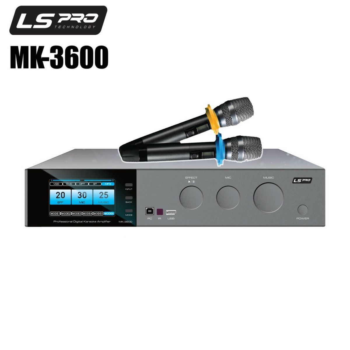 Amply 3 in 1 LSPro MK3600