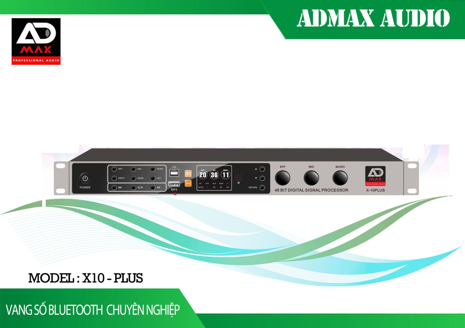 Vang Số ADMAX X-10 Plus