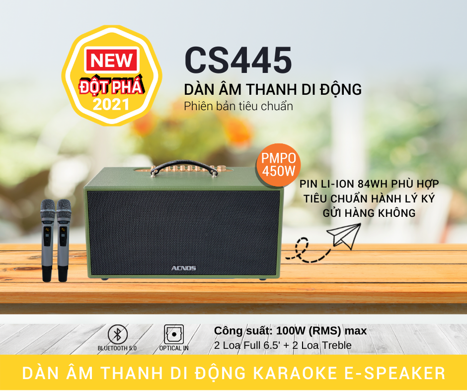 Loa Di Động ACNOS CS445 Chính Hãng