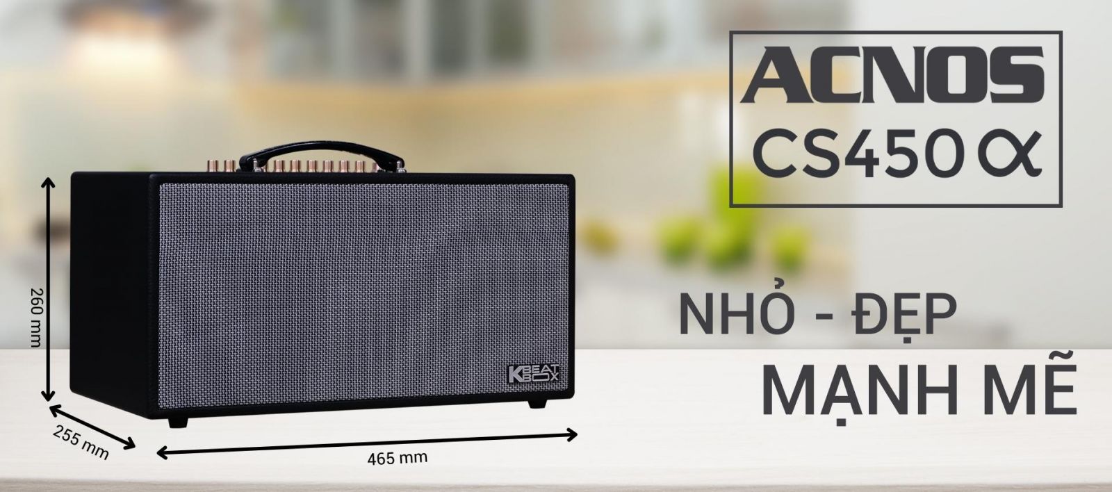 Loa Di Động ACNOS CS450Alpha Chính Hãng