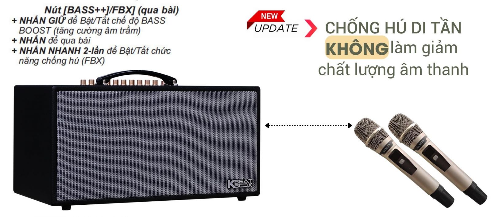 Loa Karaoke  Cao Cấp ACNOS(KBEATBOX) CS450SR