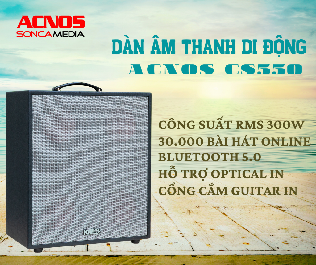 Dàn Âm Thanh Di Động ACNOS CS550