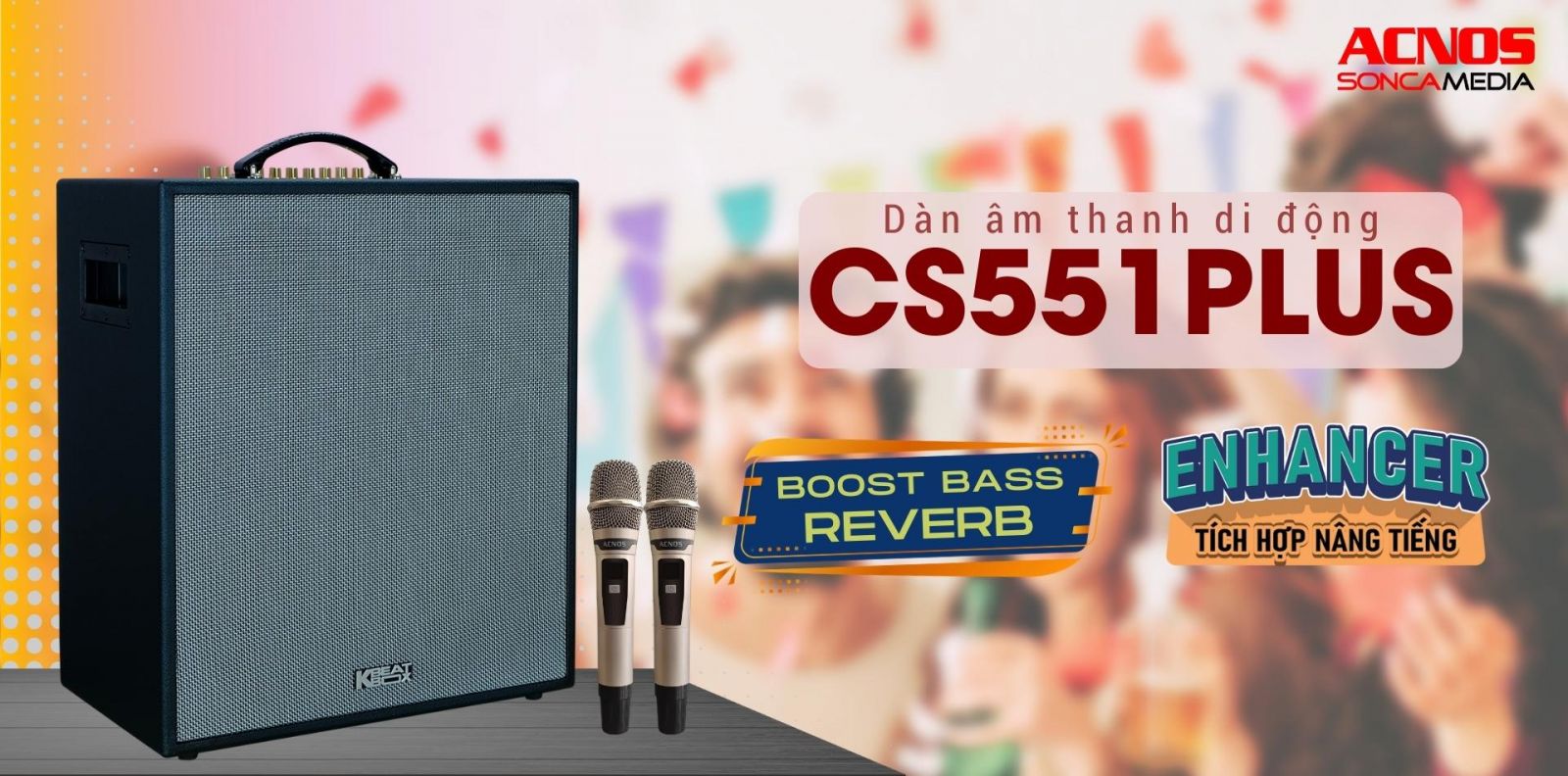 Loa di động ACNOS CS551PLUS 