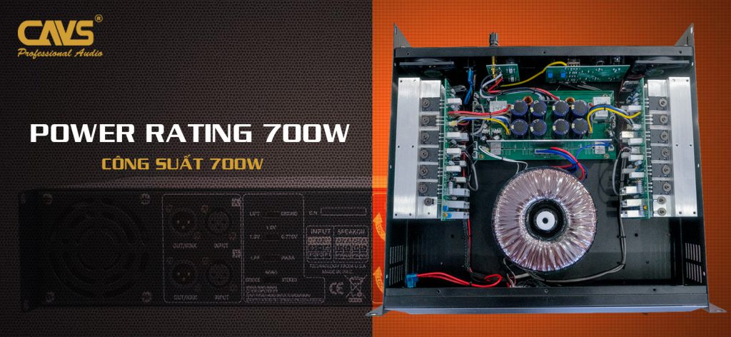 CỤC ĐẨY CÔNG SUẤT CAVS DK2700
