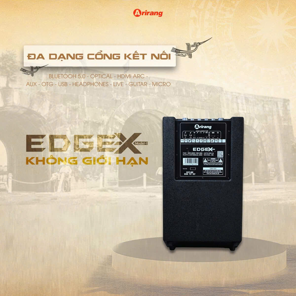 Loa Di Động ARIRANG EDGE-X Model 1