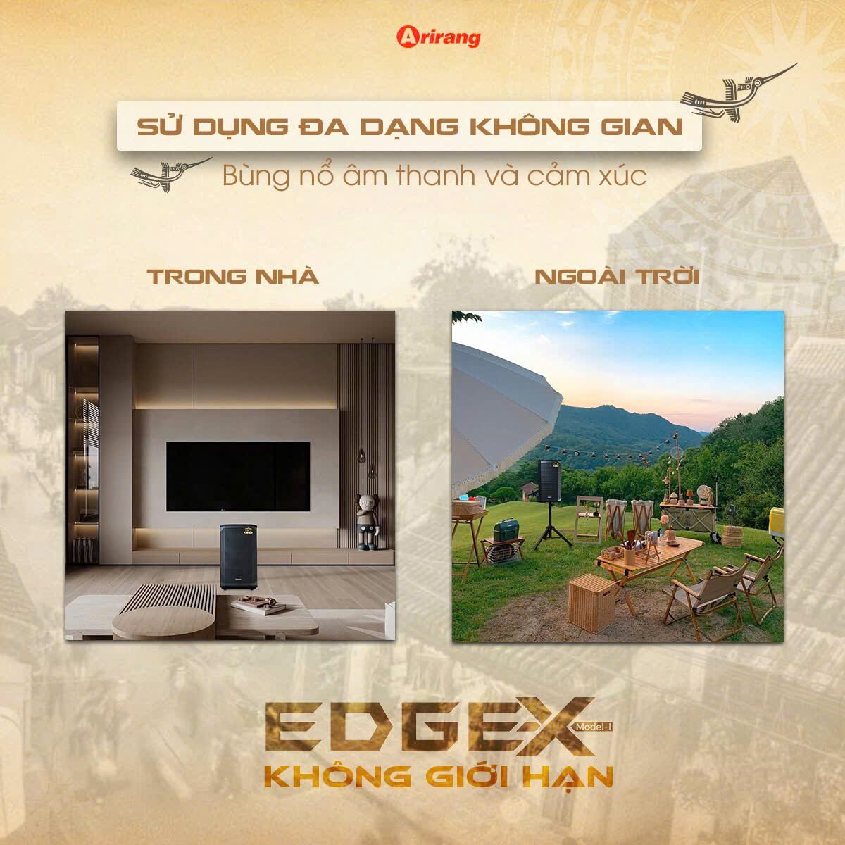 Loa Di Động ARIRANG EDGE-X Model 1