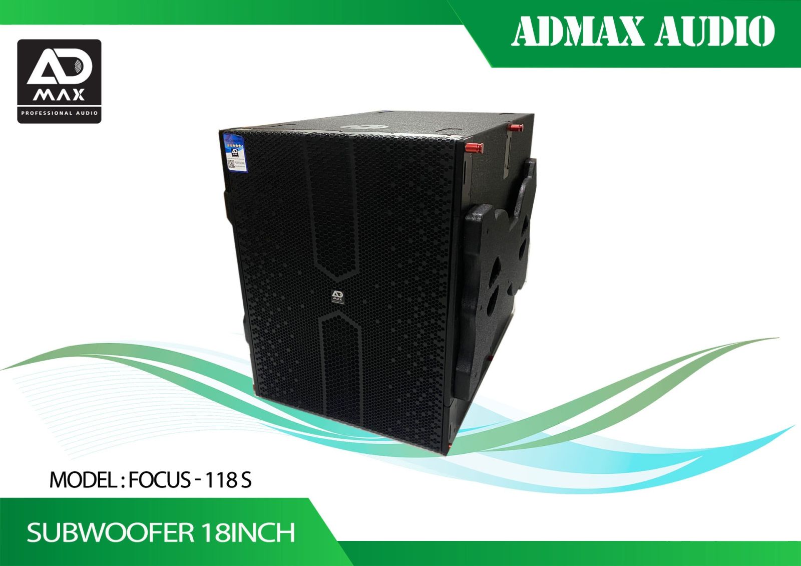 Loa Sub ADMAX FOCUS 118S 
