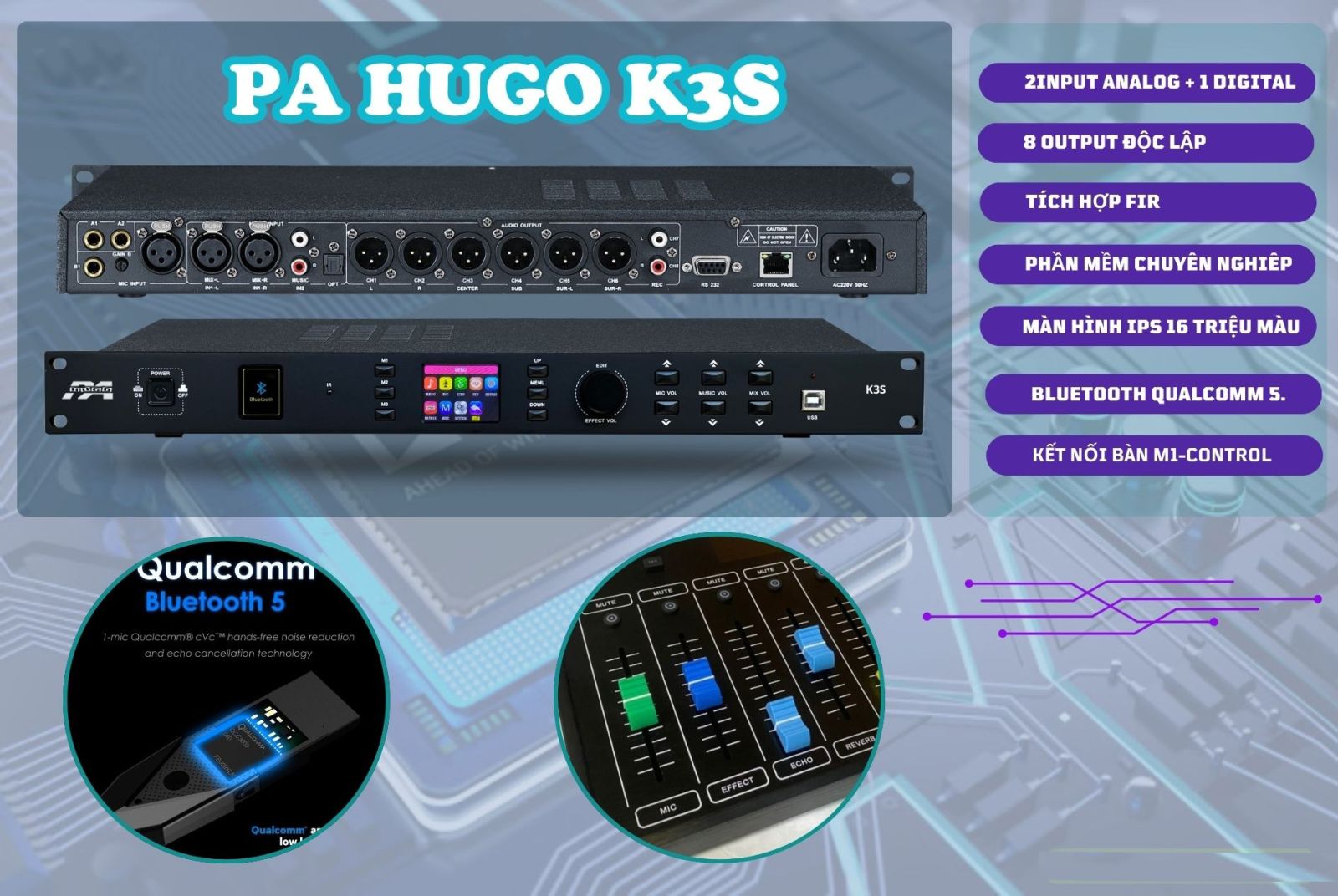 Vang số PA(HUGO) K3S