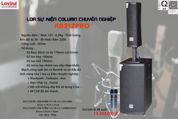 Loa Di Động LOVINA KB212PRO