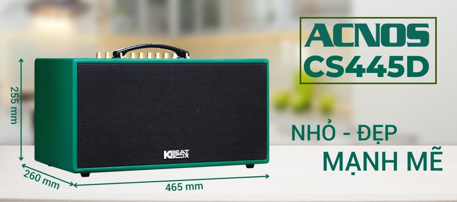 Dàn Âm Thanh Di Động ACNOS CS445D Chính Hãng