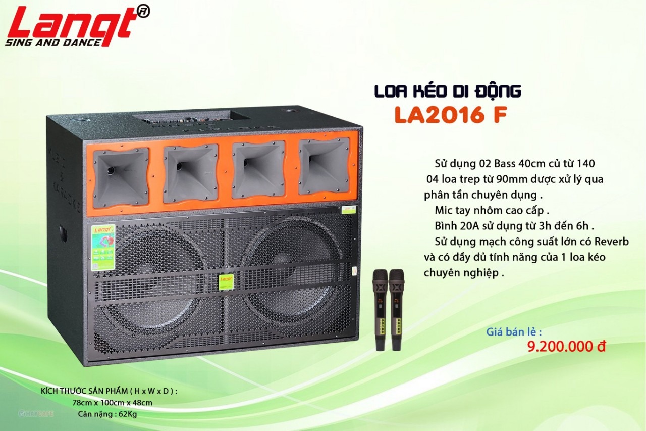 Loa Di Động LOVINA(LANQT) LA-2016F