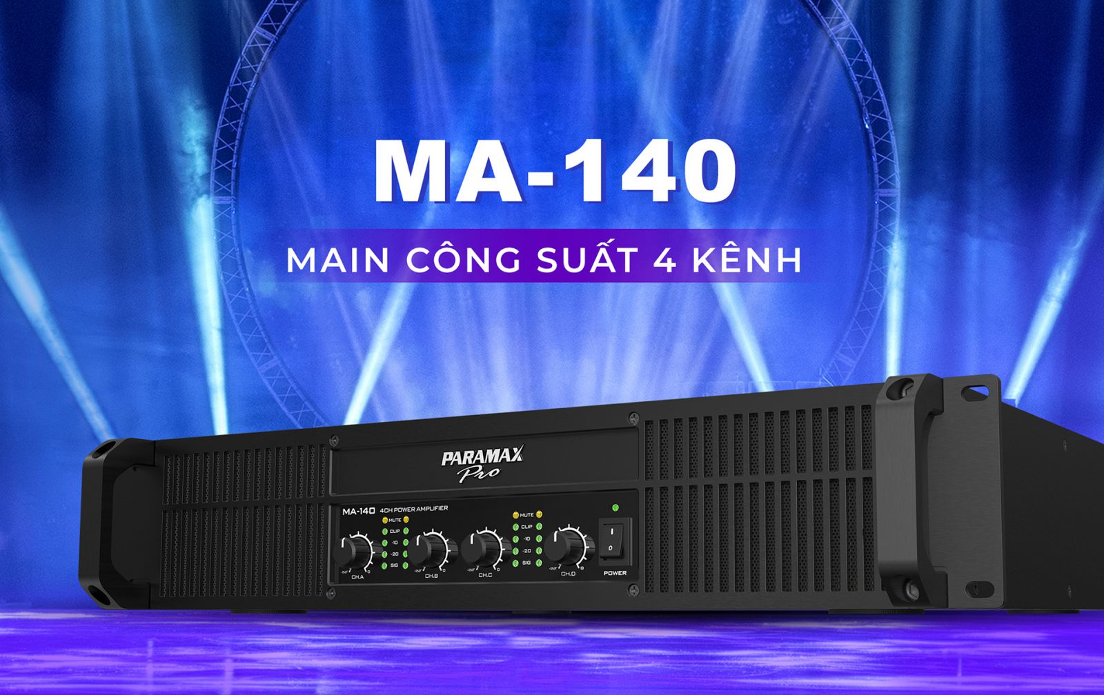 CỤC ĐẨY CÔNG SUẤT PARAMAX PRO MA-140 CHÍNH HÃNG