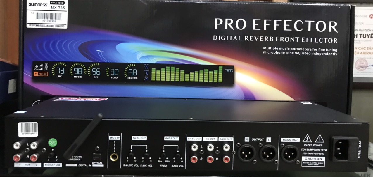 Vang Cơ GUINNESS MX-735 Ver2-Hàng Chính Hãng