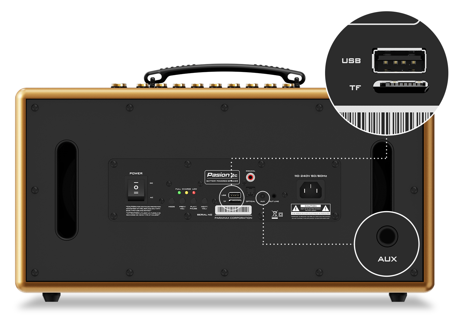 Loa Di Động Xách Tay PASION 2C