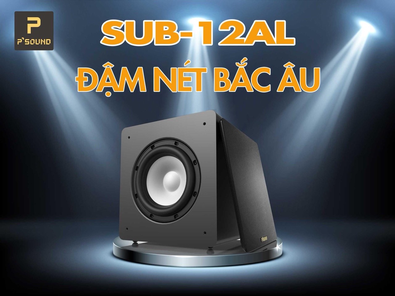 Sub điện P’SOUND SUB-12AL Chính Hãng