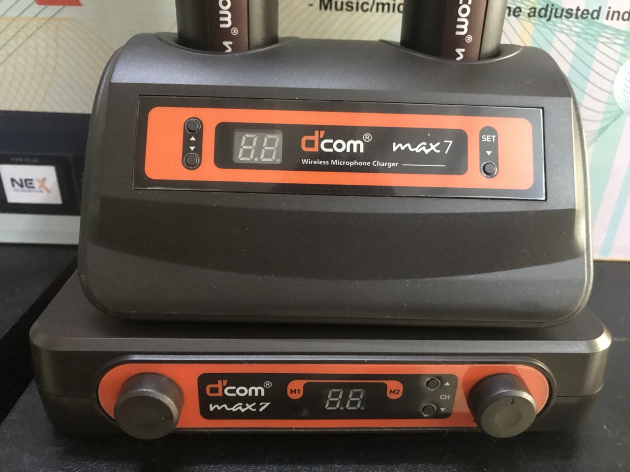 Micro Không Dây D'COM MAX 7 Chính Hãng