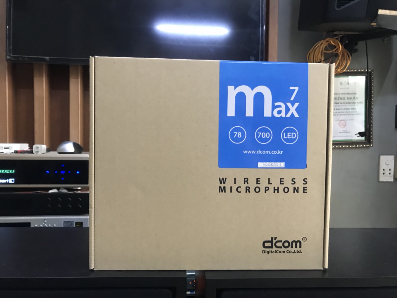 Micro Không Dây D'COM MAX 7 Chính Hãng