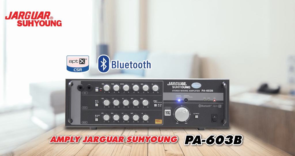 Amply JARGUAR SUHYOUNG PA-603B Chính Hãng