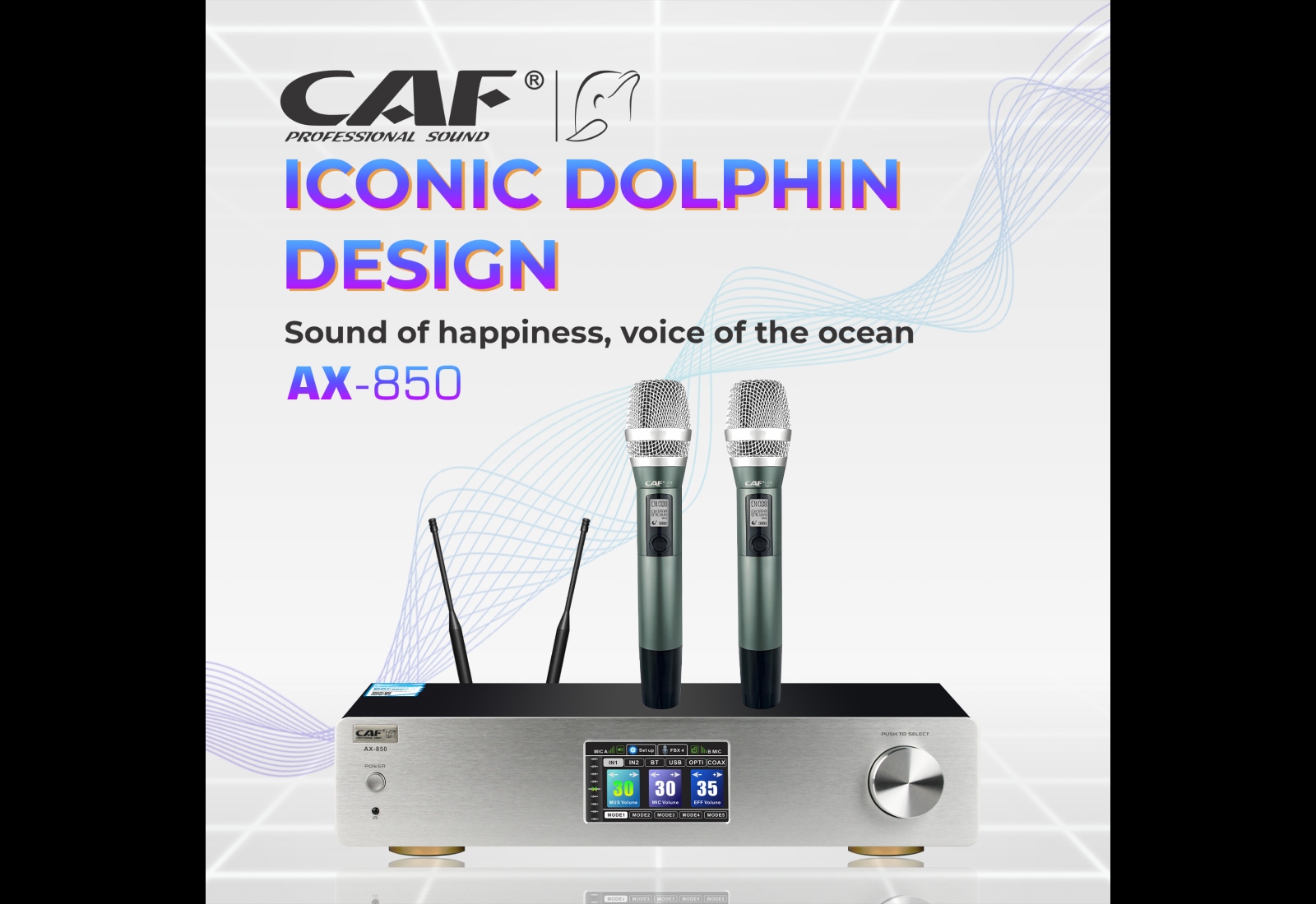 Amply Karaoke CAF AX-850
