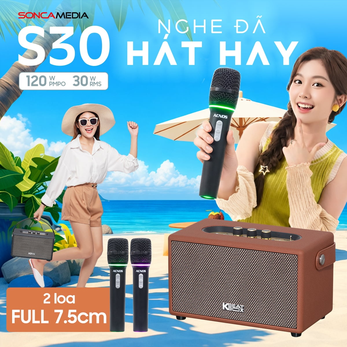 Loa Di Động Acnos S30