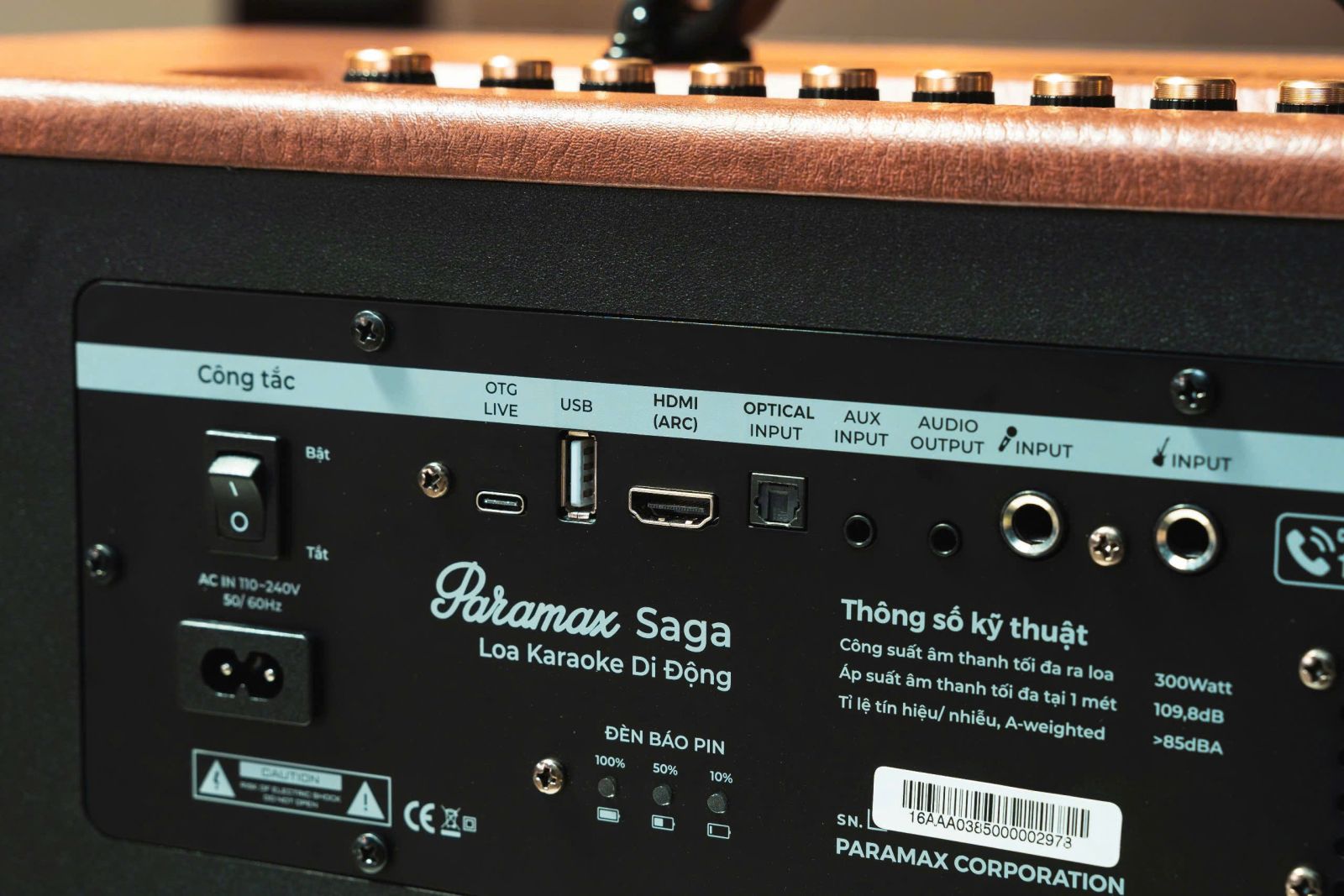 Loa Karaoke Di Động  PARAMAX SAGA