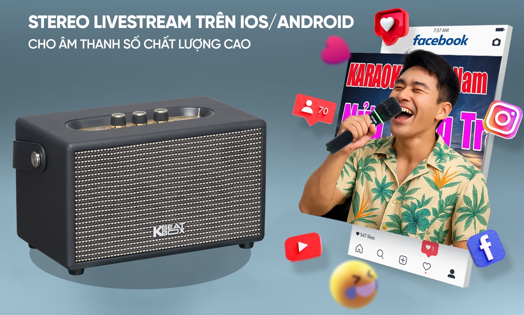 Loa Karaoke Xách Tay Mini Acnos S90