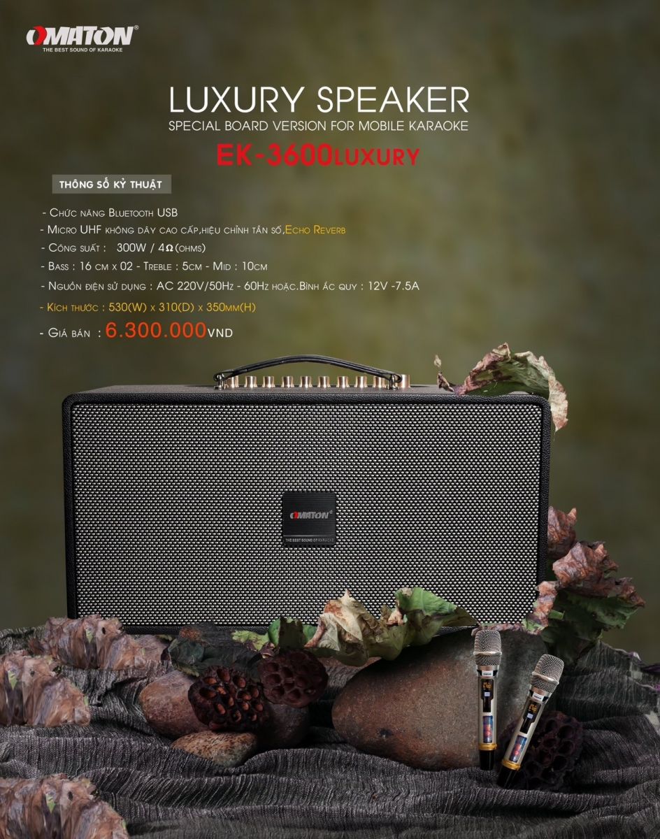 Loa Di Động OMATON EK-3600 LUXURY