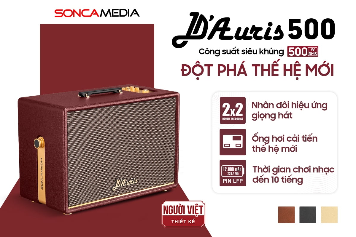 Loa Di Động Acnos D'Auris 500