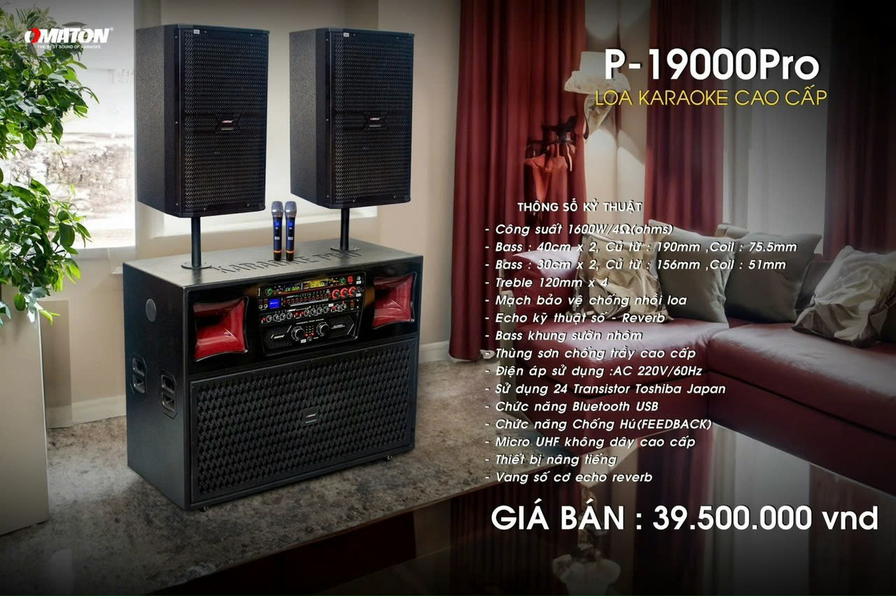 Loa Di Động OMATON P-19000PRO