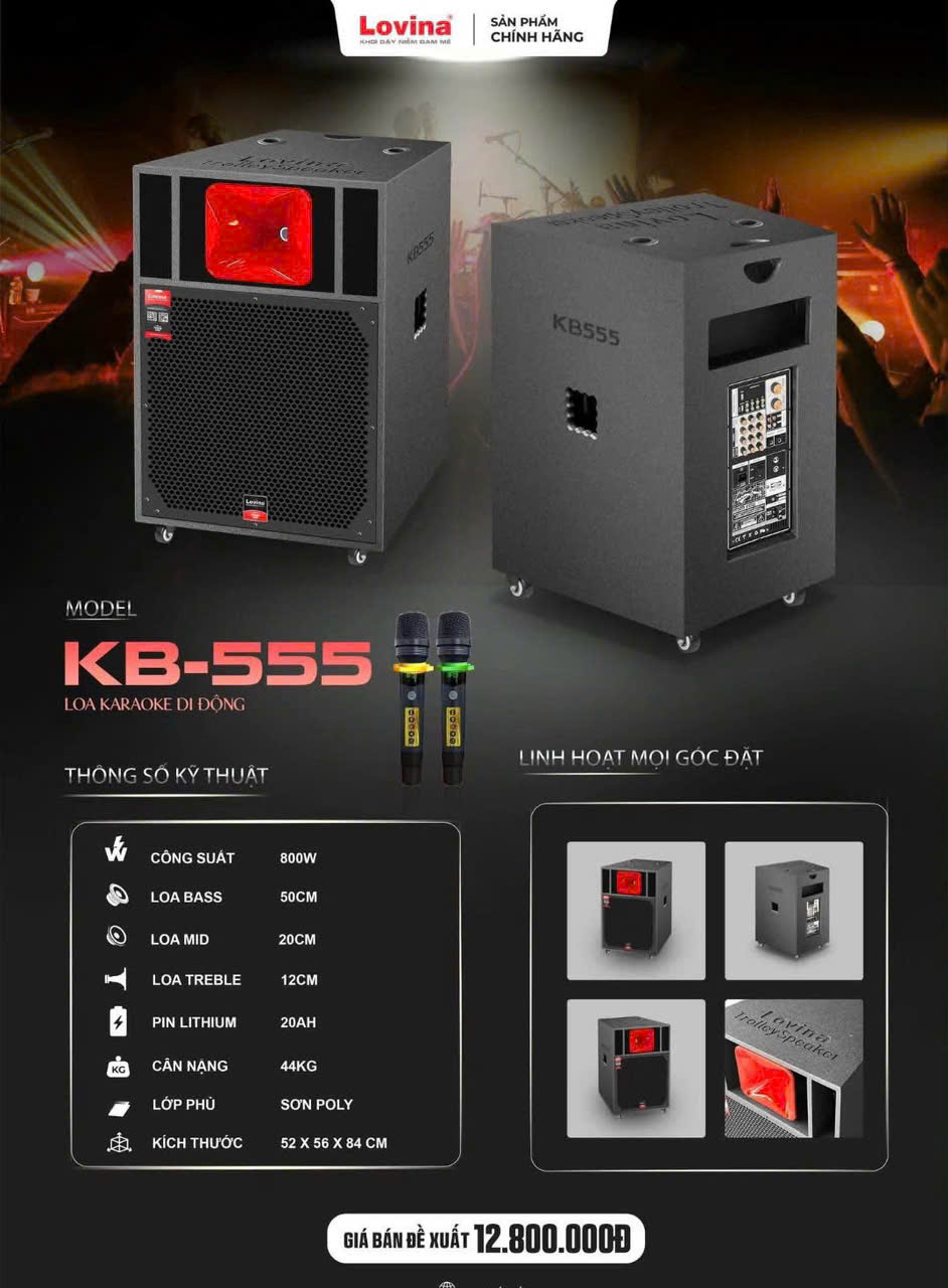 Loa Di Động LOVINA KB-555