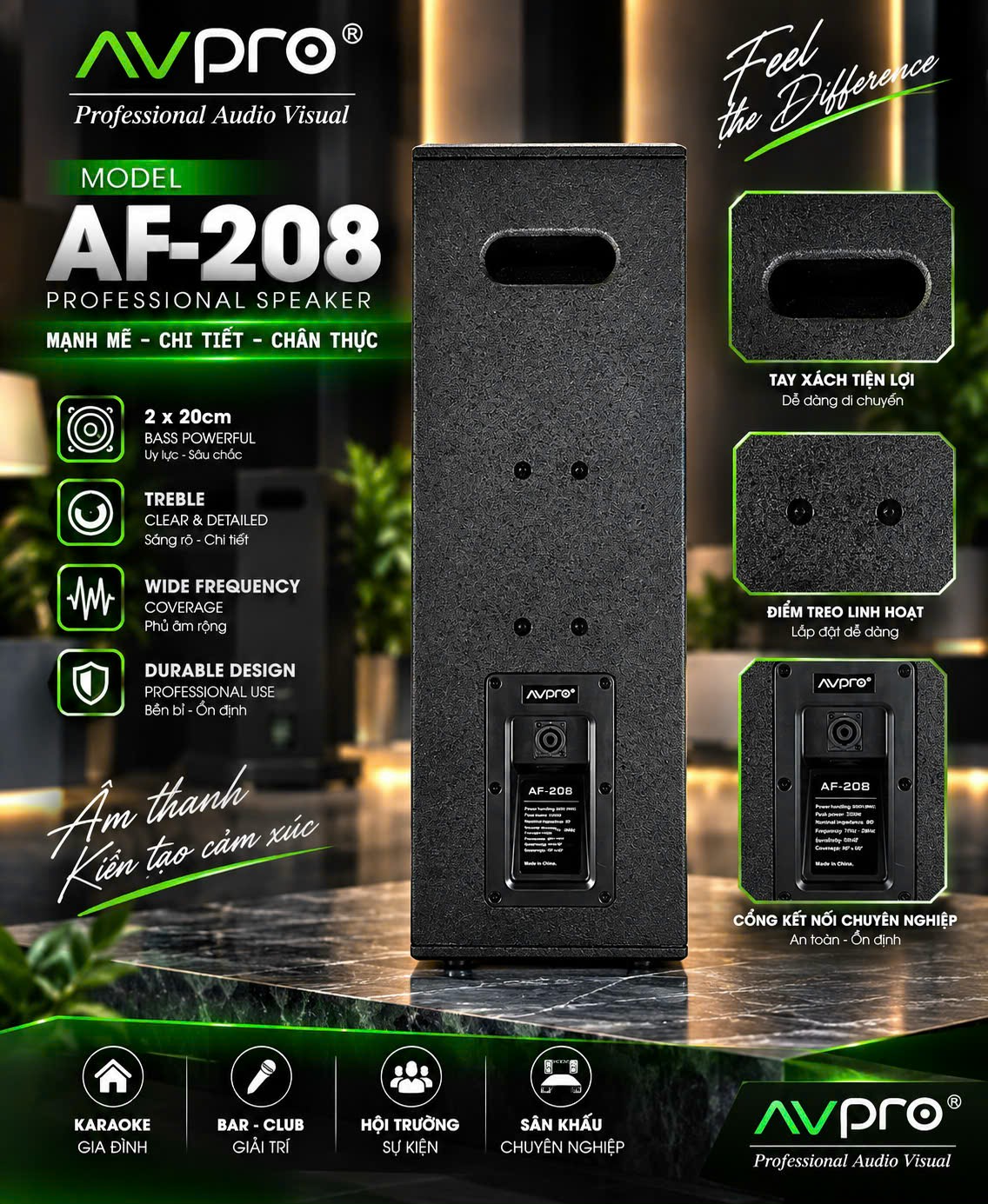 Loa Full Colum AVPRO AF208