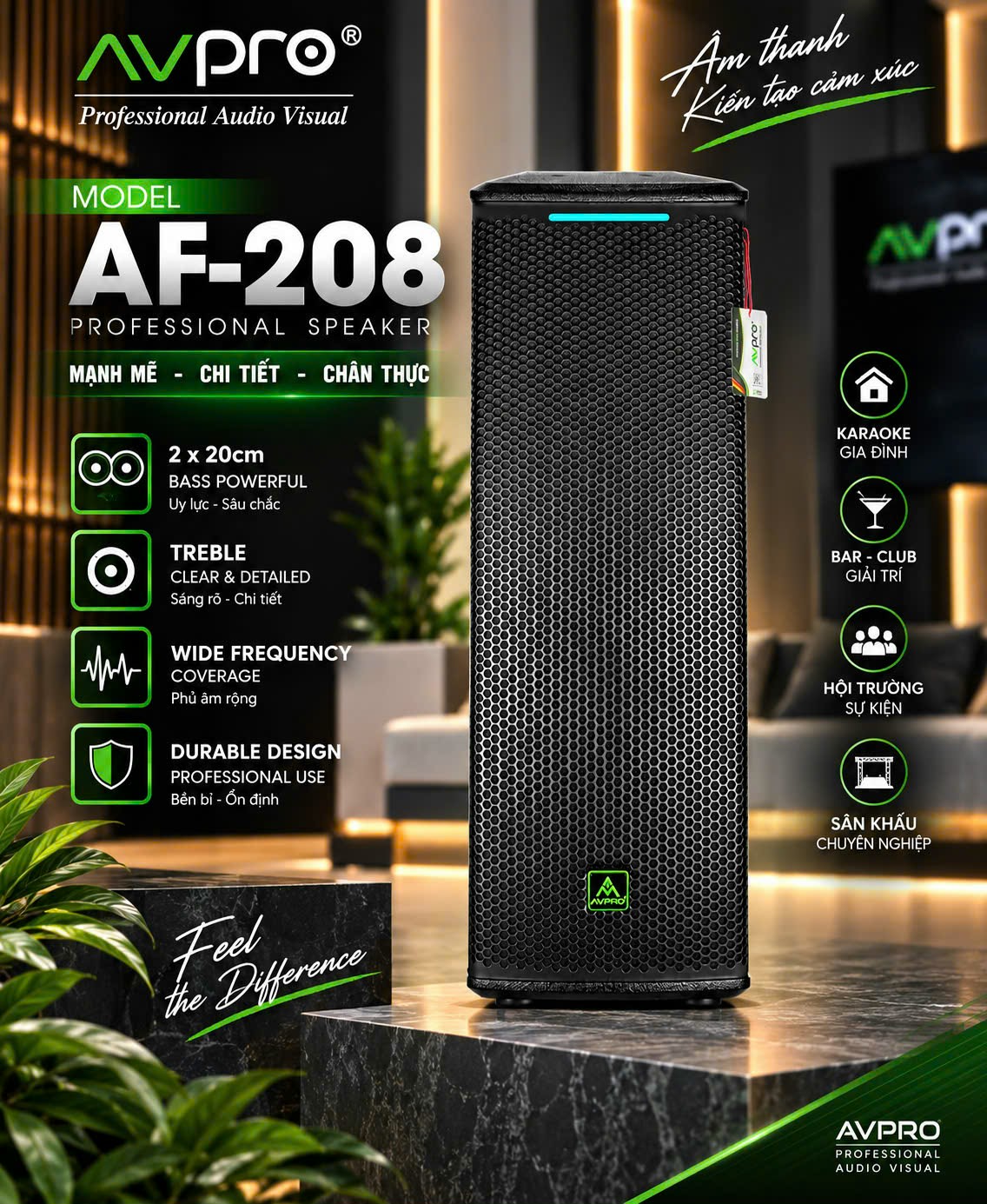 Loa Full Colum AVPRO AF208