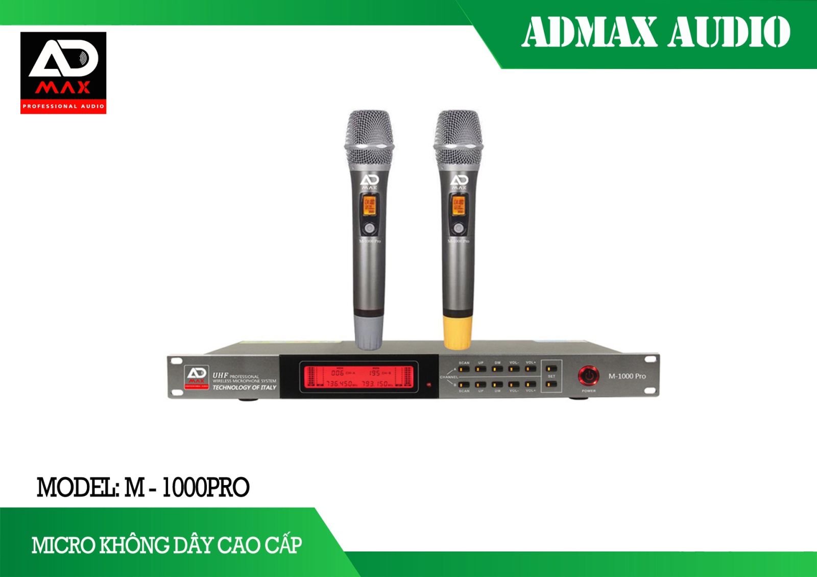 Micro Không Dây ADMAX M-1000 Pro