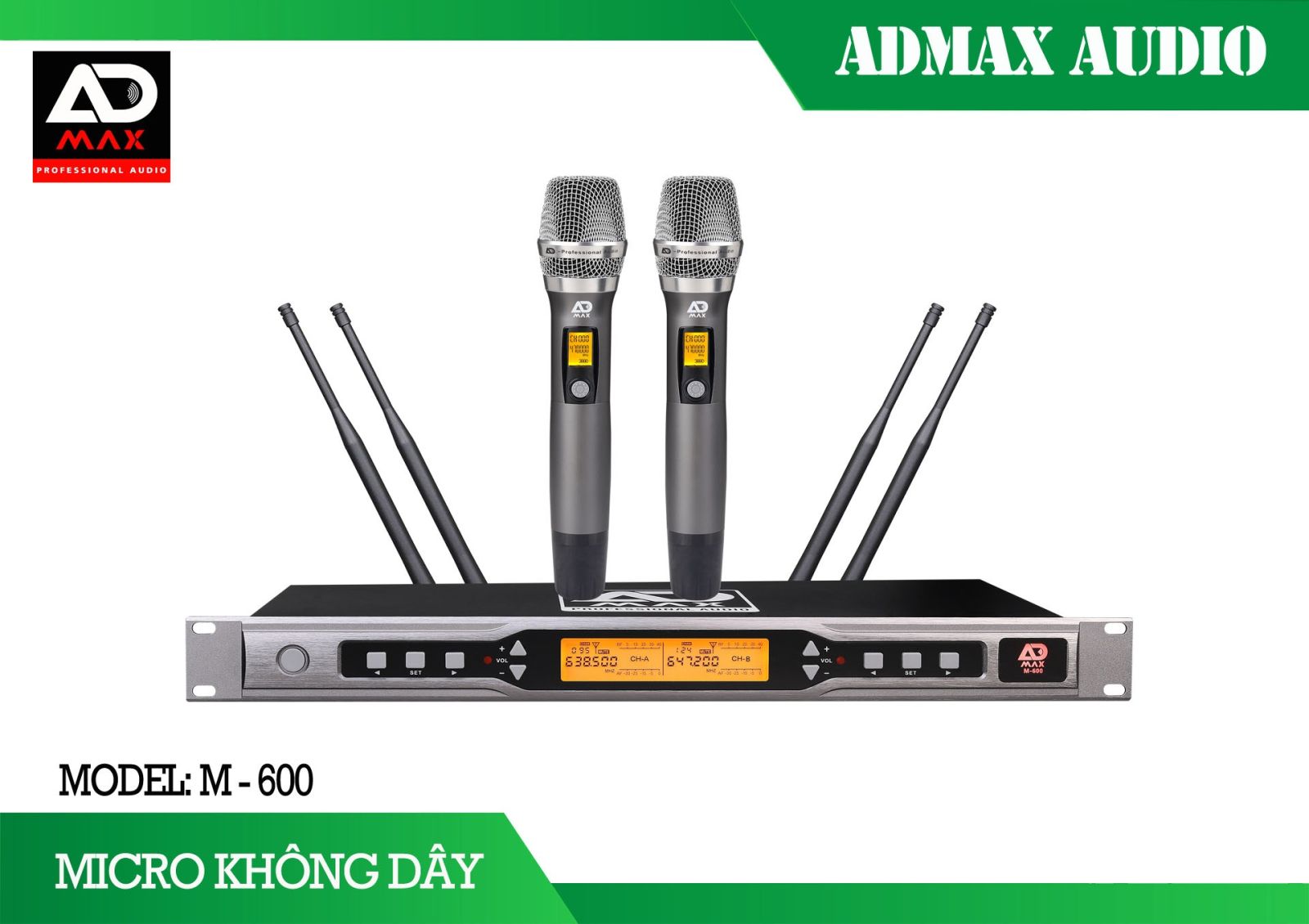 Micro Không Dây ADMAX M-600