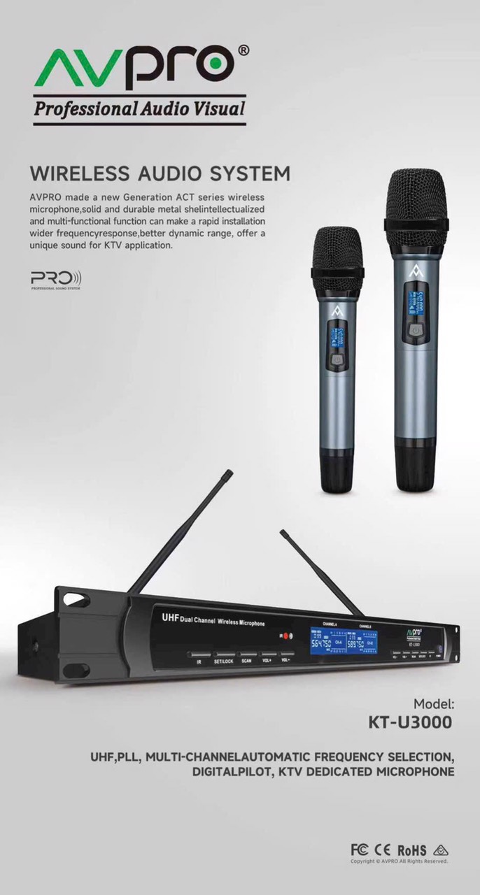 Micro Không Dây AVPRO KT-U3000