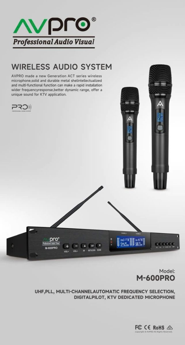 Micro Không Dây AVPRO M600 Pro