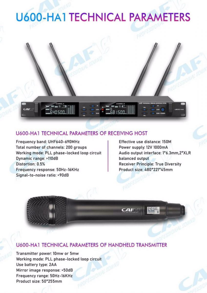 Micro Không Dây CAF U600-HA1