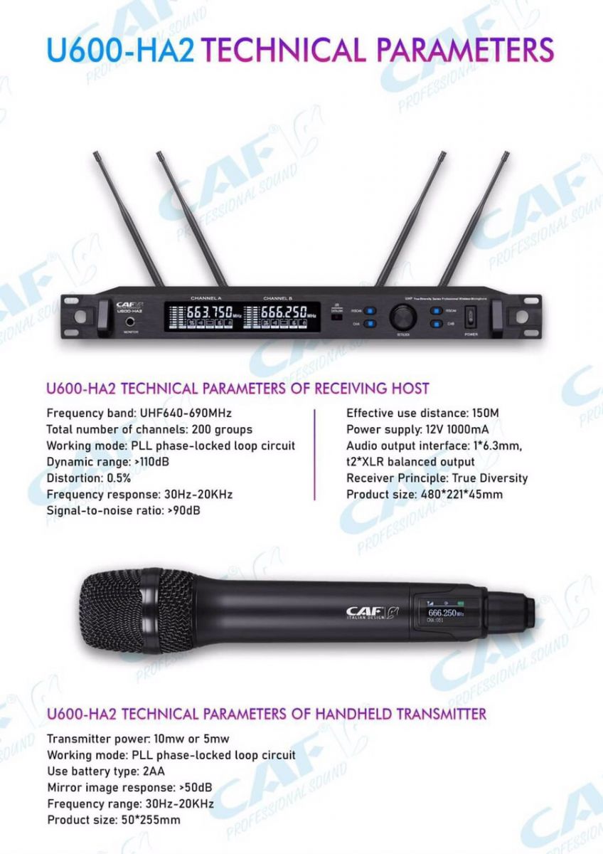Micro Không Dây CAF U600-HA2