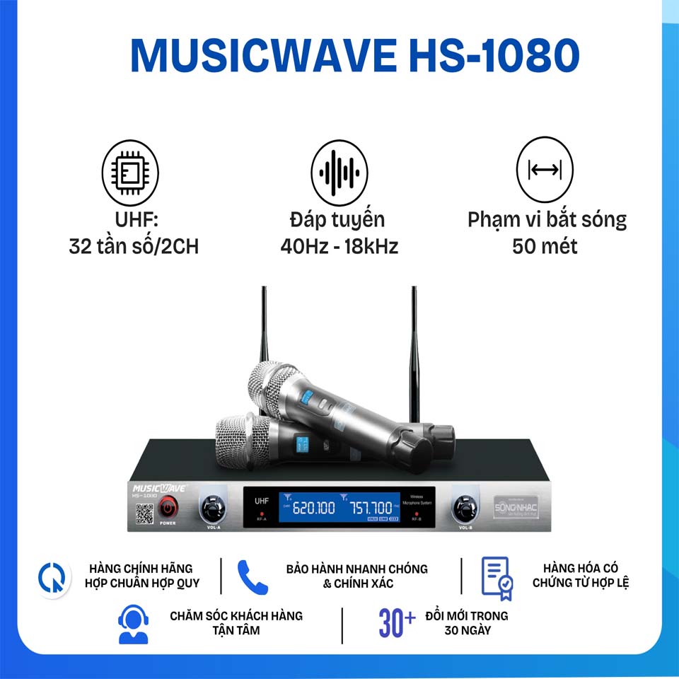 Micro không dây MUSICWAVE HS-1080
