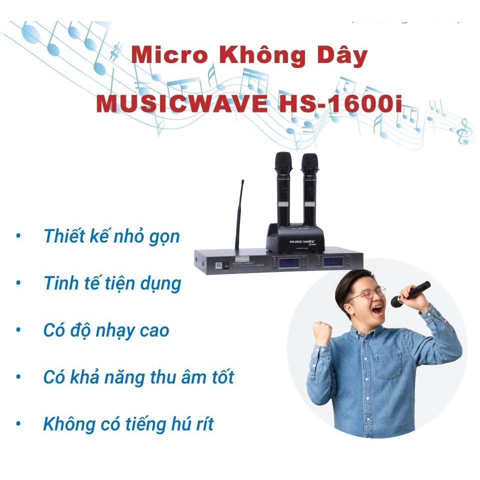 Micro không dây MUSICWAVE HS-1600I