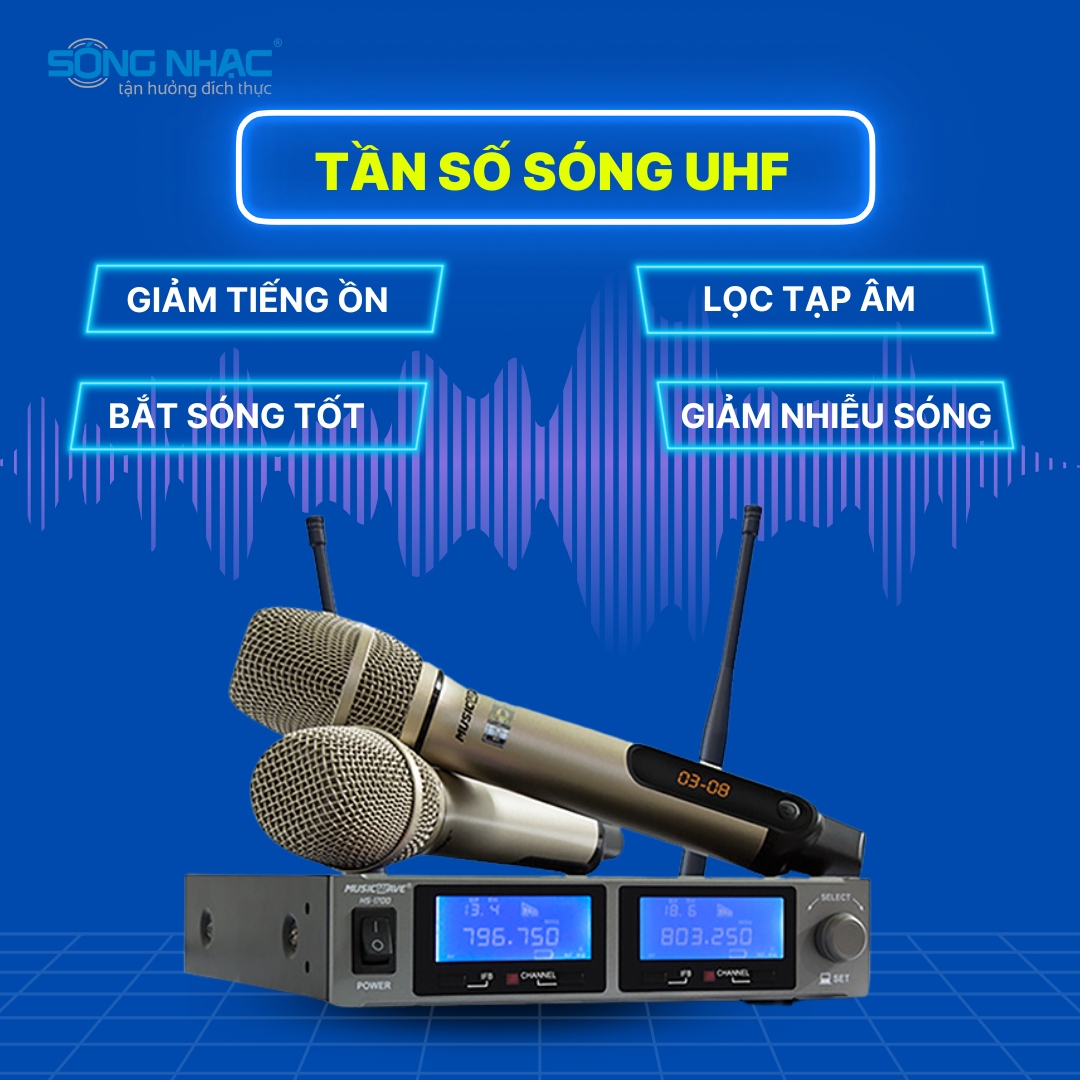 Micro không dây MUSICWAVE HS-1700