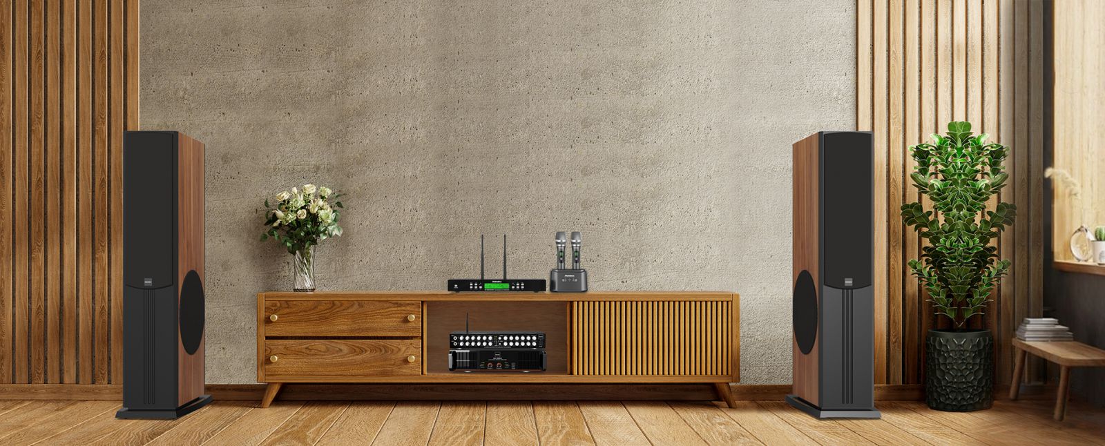 MICRO KHÔNG DÂY PARAMAX SM-2500 SMART CHÍNH HÃNG