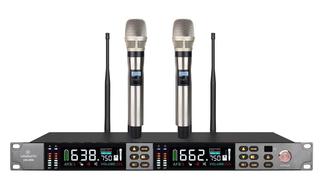 MICRO KHÔNG DÂY VINA KTV USS 3000
