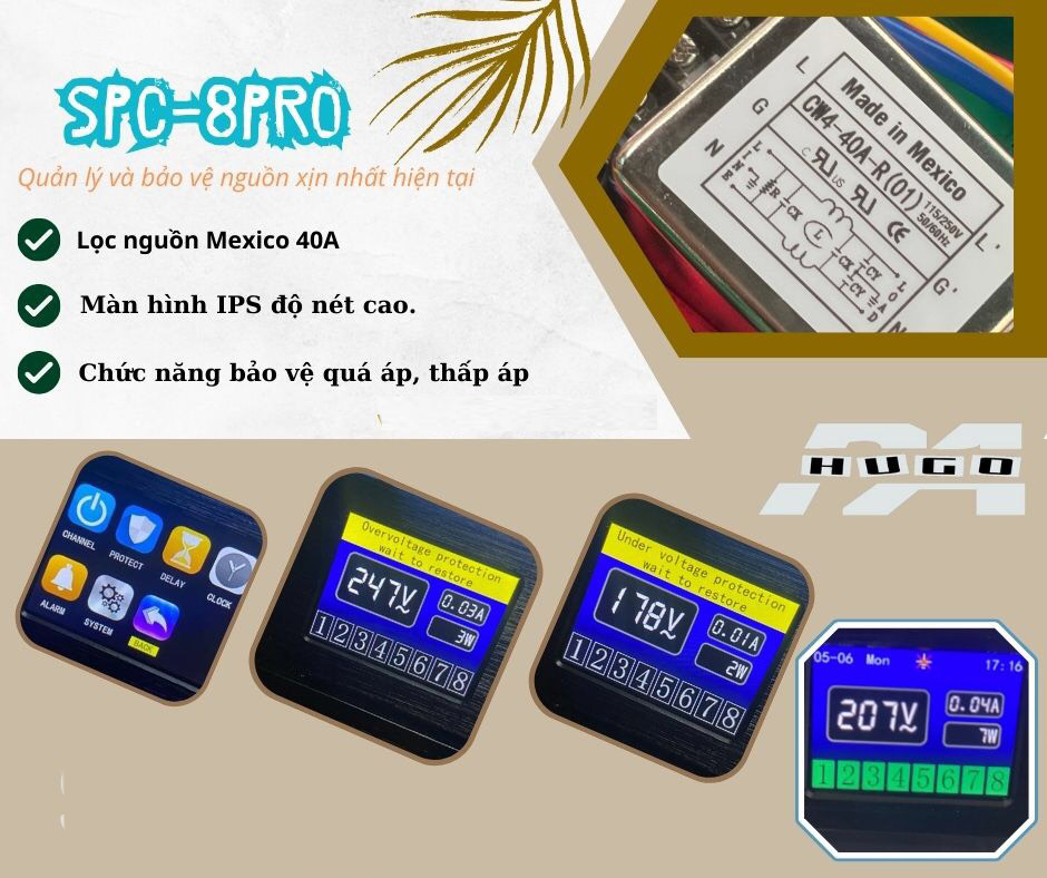 Quản Lý Nguồn PA(HUGO) SPC-8Pro