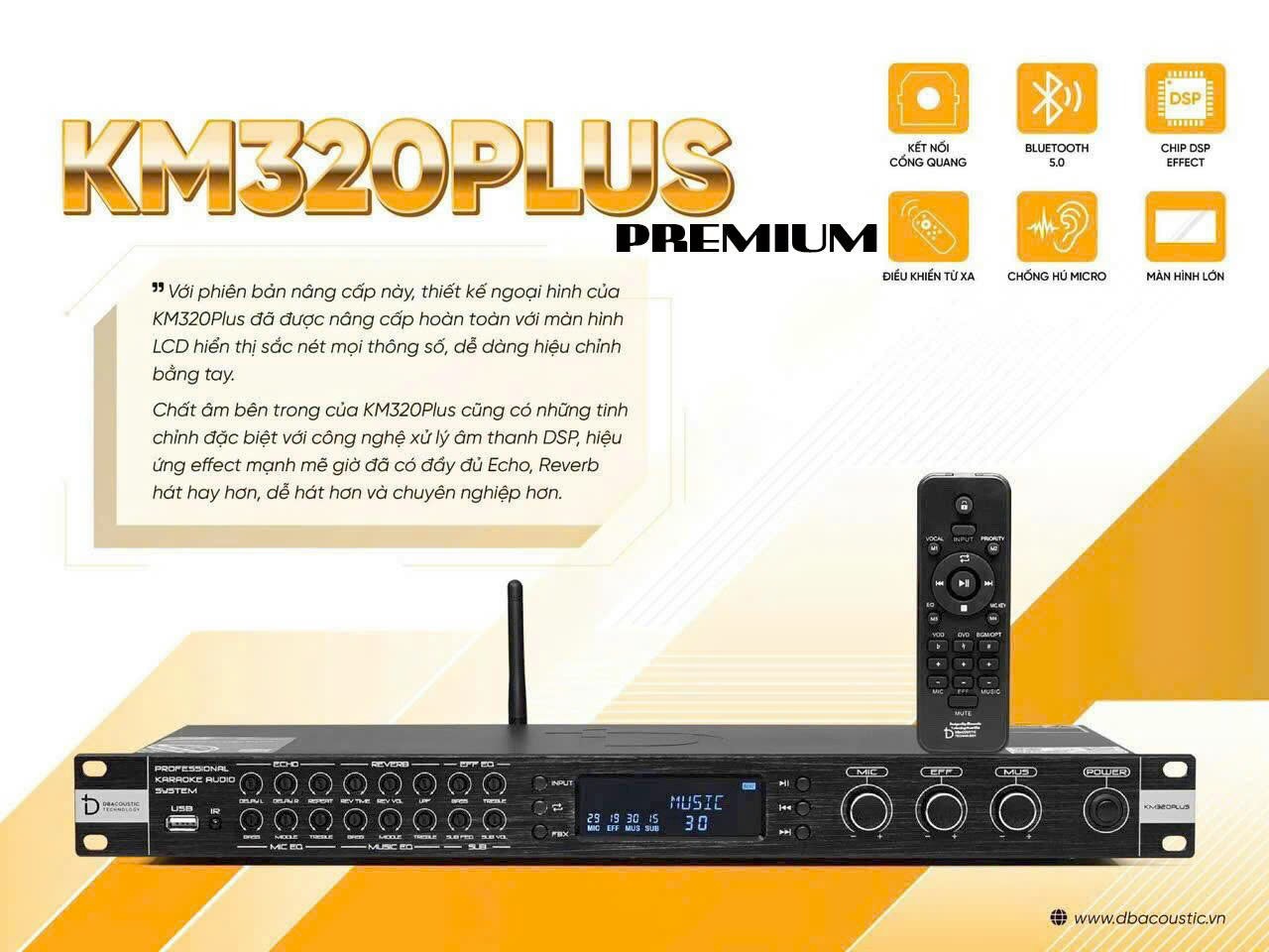 Vang cơ Dbacoustic KM320Plus Premium