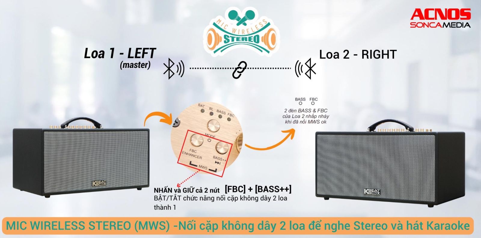 Loa  Di Động ACNOS Hi450